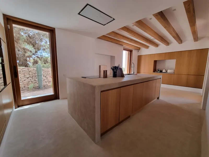 3 Mares: interior cocina