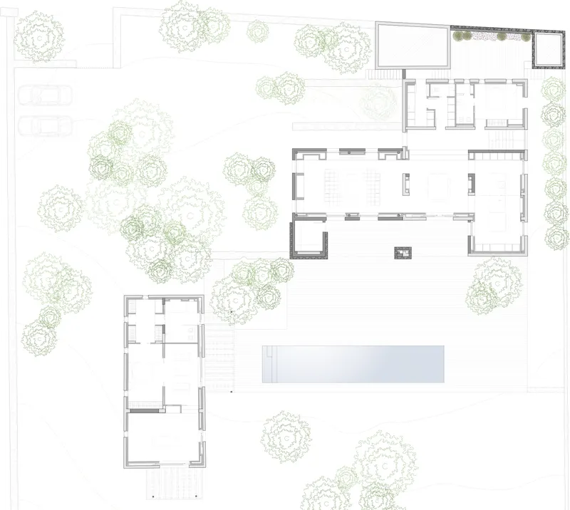 Planta baja vivienda, sótano y piscina de 3 Mares