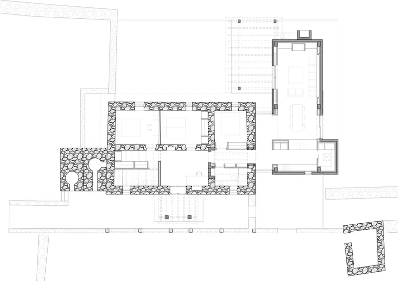 Planta baja vivienda de Cas Carter
