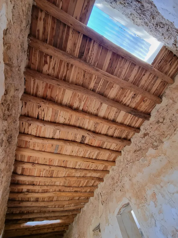 Can Simonet: interior cubierta