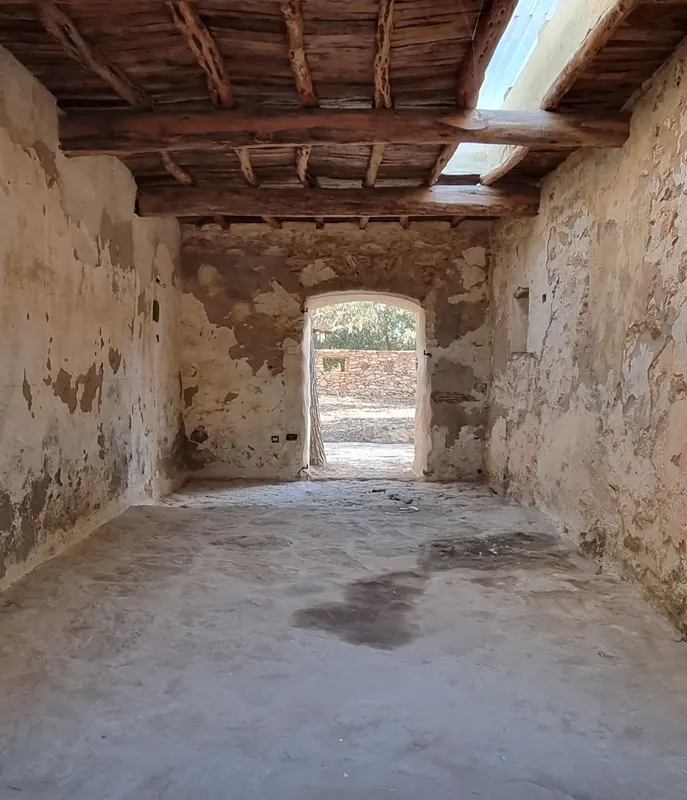 Can Simonet: interior entrada lucernario