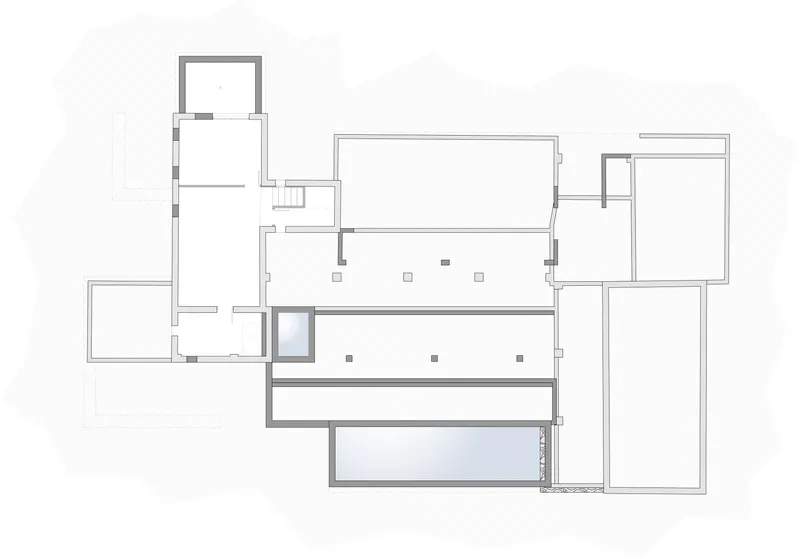 Planta sótano vivienda de Ses Algues 1