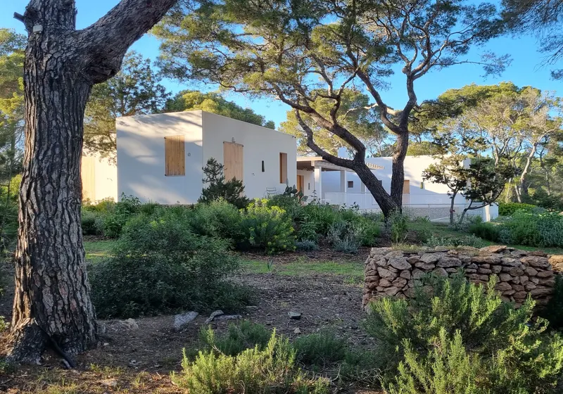 Ses Algues 1: fachada sureste natura